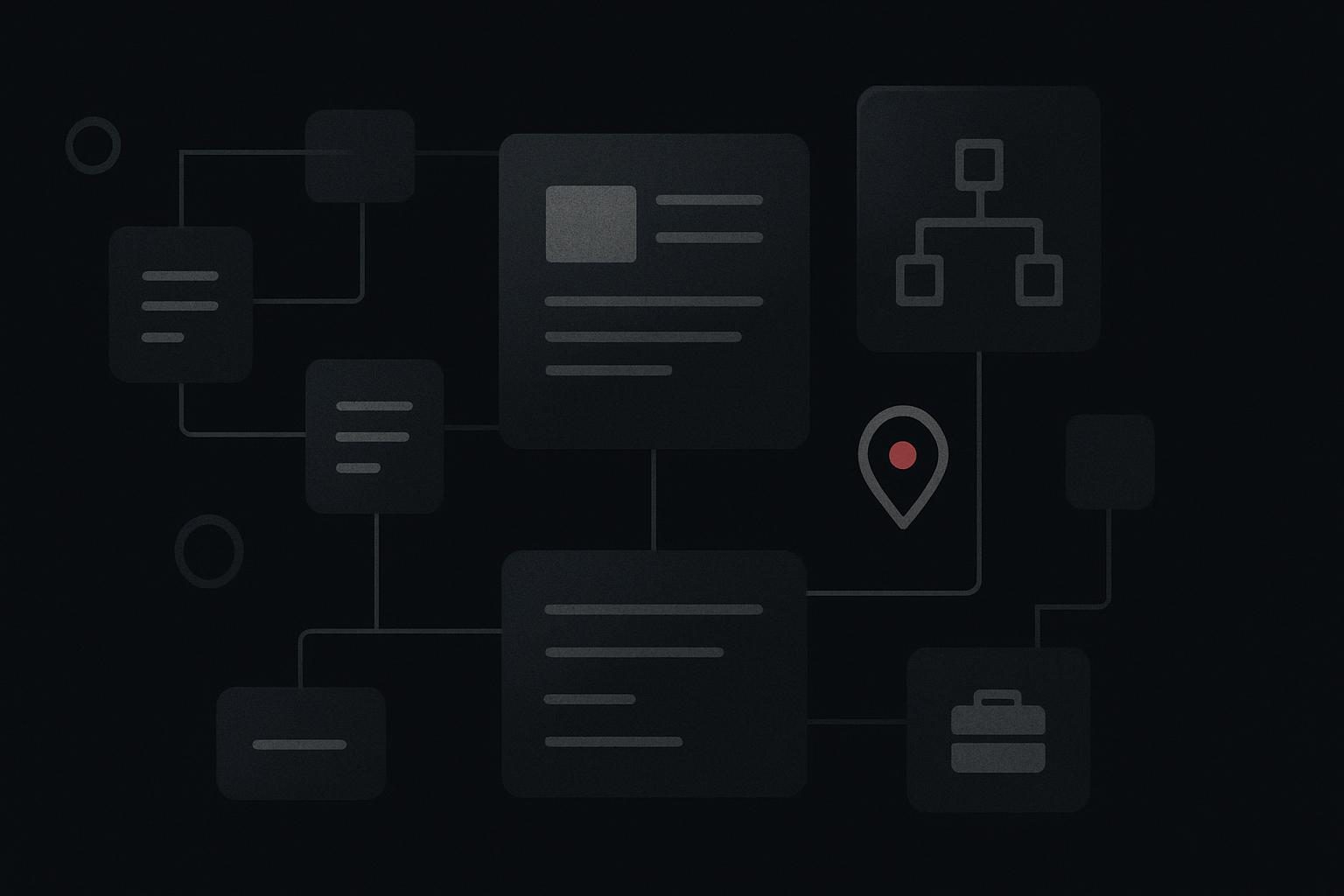 Abstract entity nodes and structured website content relationships